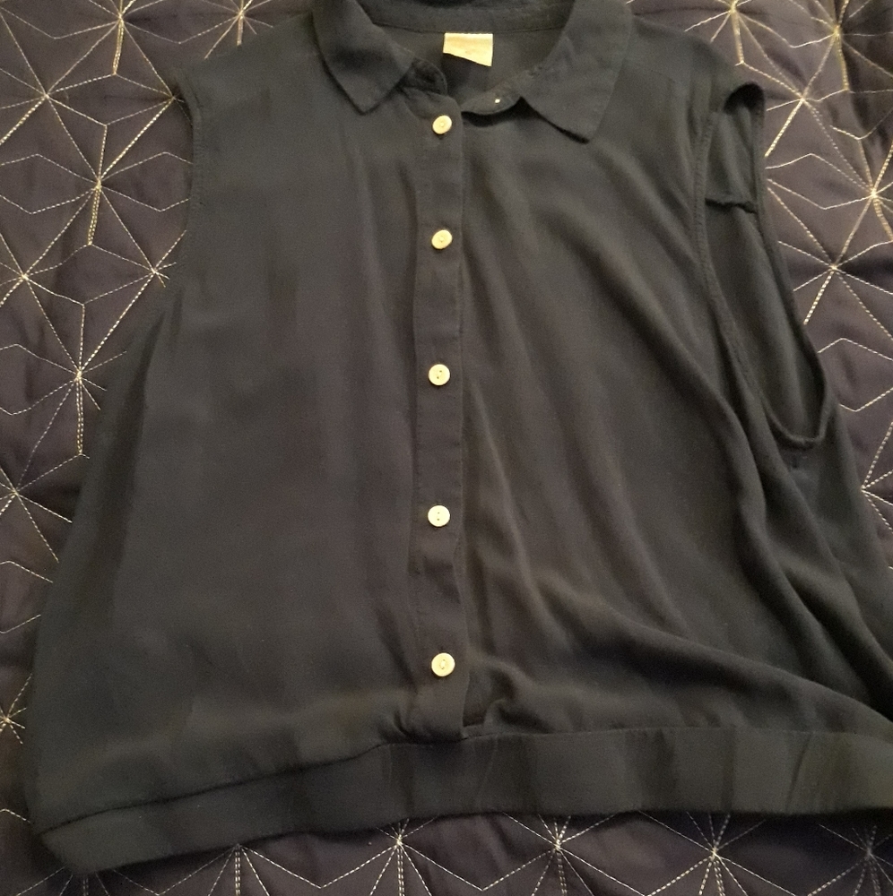 Navy blue blouse